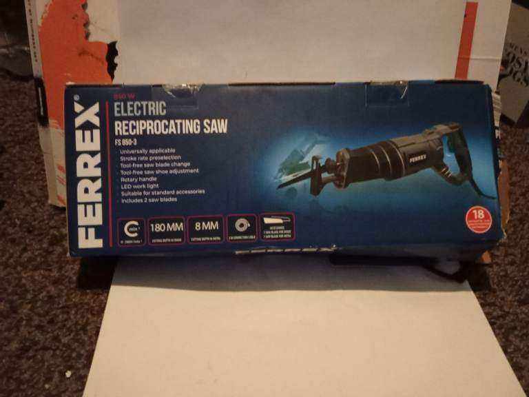 Ferrex Electric Reciprocating Saw – Brand New in Box