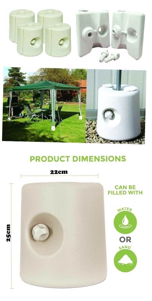 Gazebo weights