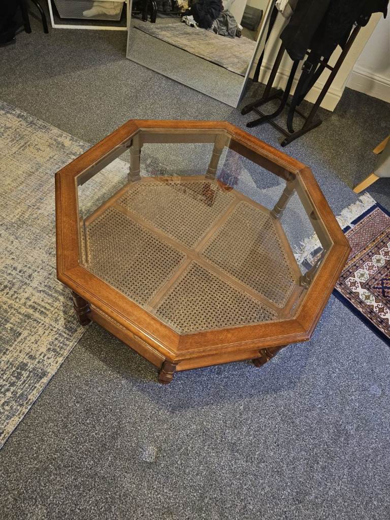 British Oak hardwood Octagonal table