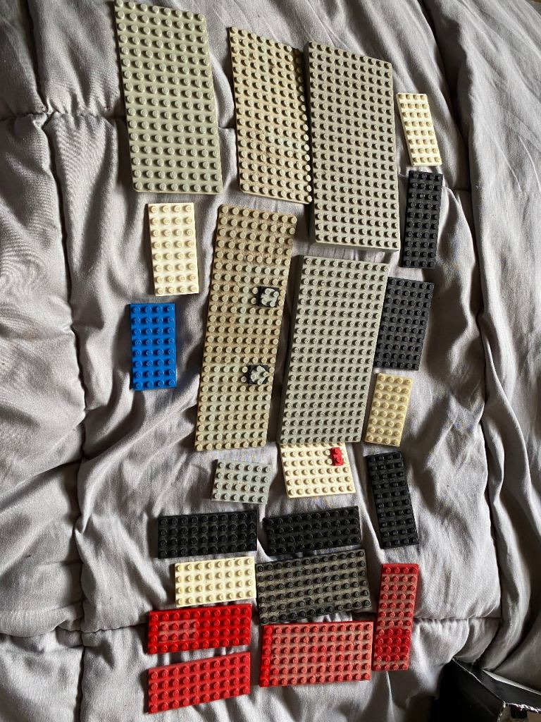 23 x Vintage Lego Base Plates Building Boards Studs bundle job lot