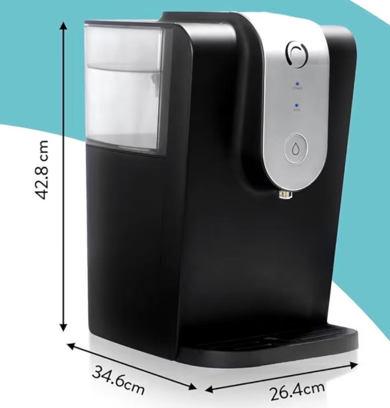 Water Filter Dispenser – Black & Silver