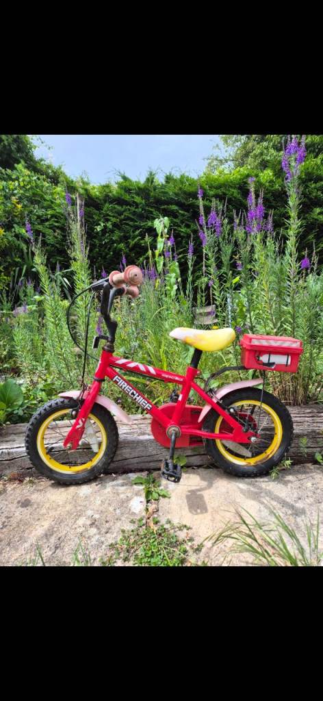 Kids 1st bike- Chief fire 