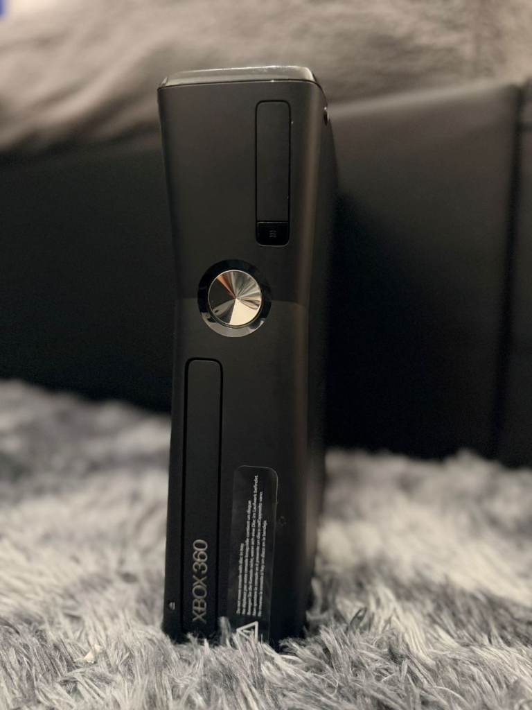 Xbox 360 Slim Black Console System Tested Working Unit For Home Gaming UK Choice