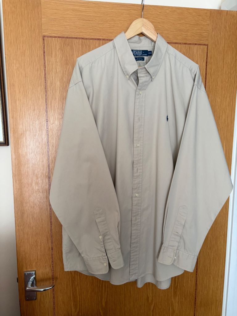 Polo Ralph Lauren Men's Shirt – Beige, Good Condition