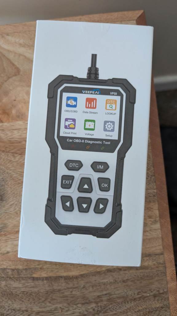 ODB2 scanner, fault code reset.