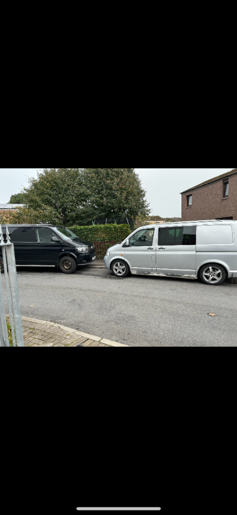 Vw t5 18 inch alloys with michilin all season tyres 