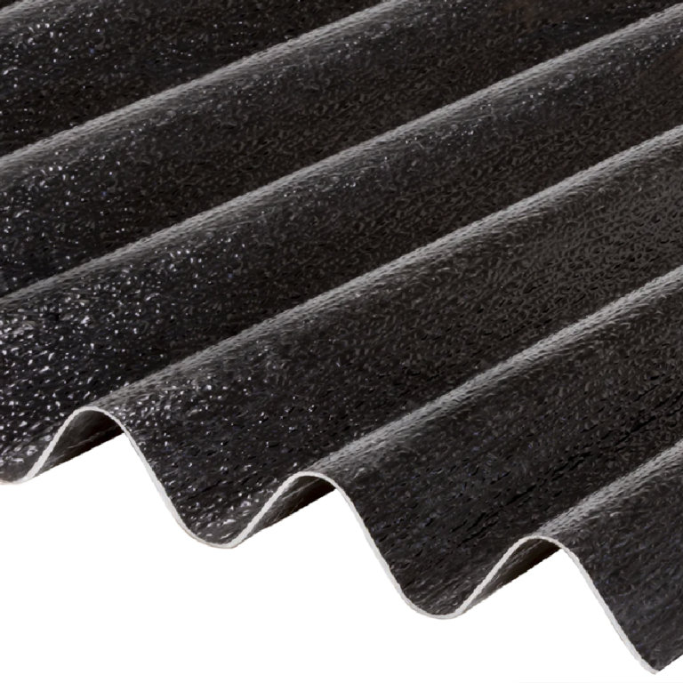 High Impact CorruPlast® Opaque Black PVC Corrugated Roofing Sheets - DIRECT SALES