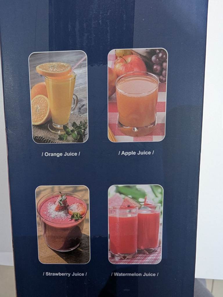 Aamsrak Portable Juicer 380ml Cordless - Shakes Smoothies Juices on the Go - New