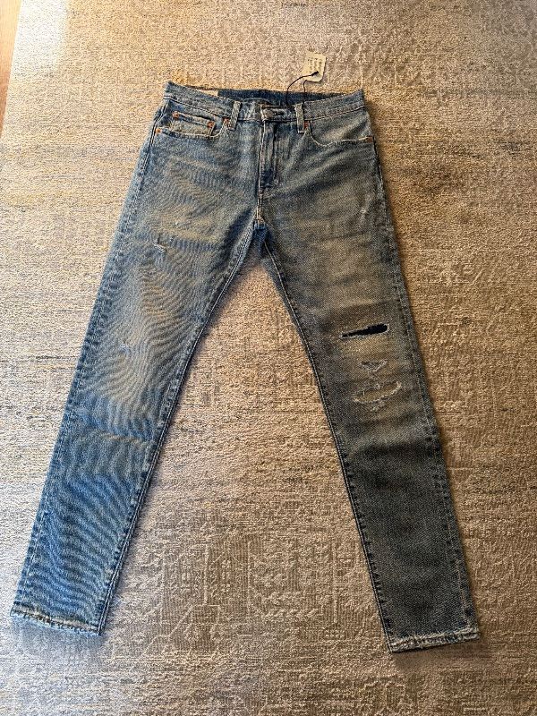 New Levi's 501 Jeans - Light Blue Denim, W31 L32