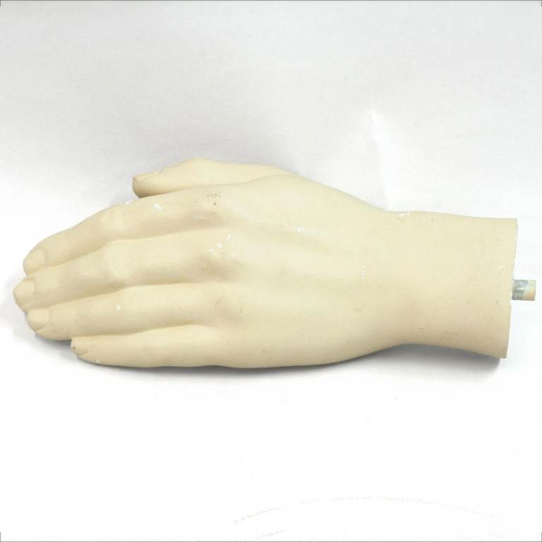 Mannequin Mens Left Hand Fiberglass Halloween Film Prop Art Project (ref 37)