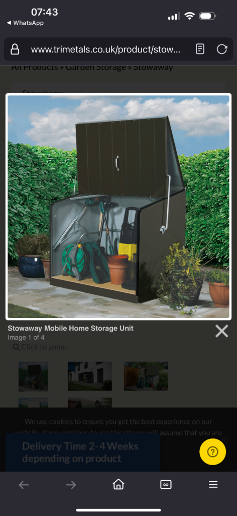 Stowaway Garden Storage Box / Solution 