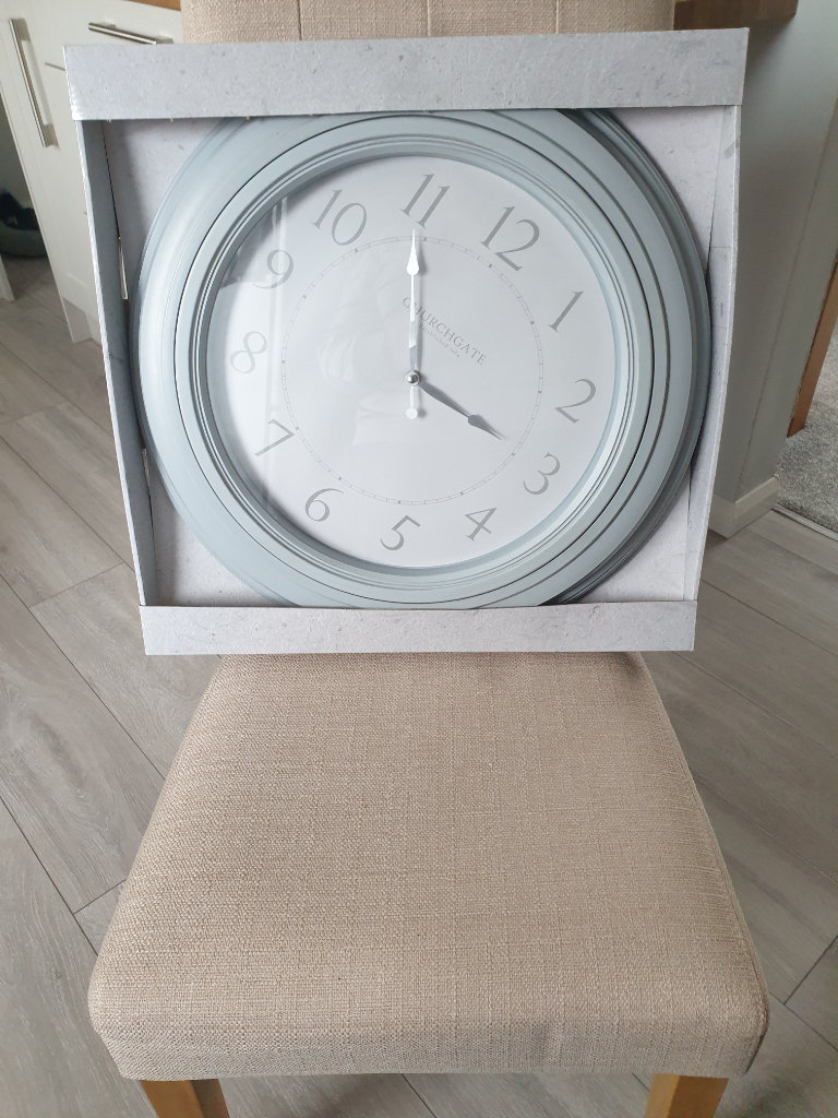 image for Grey wall clock