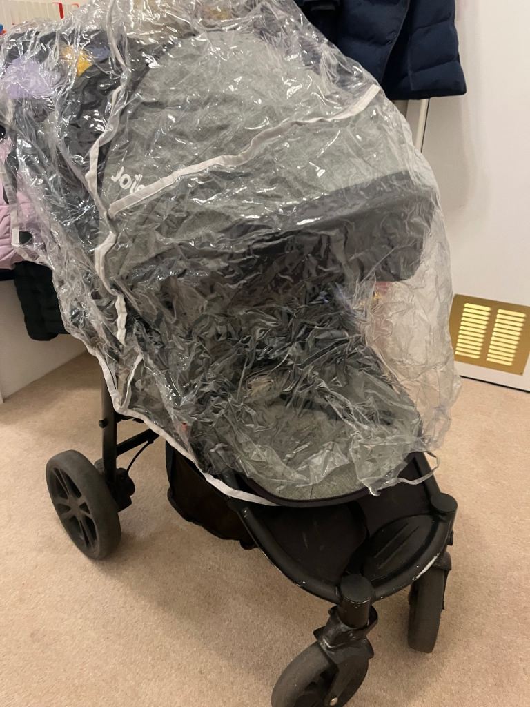 Black Grey Joie Pram Stroller