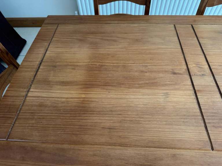 Solid Wood Dining Table – Good Condition
