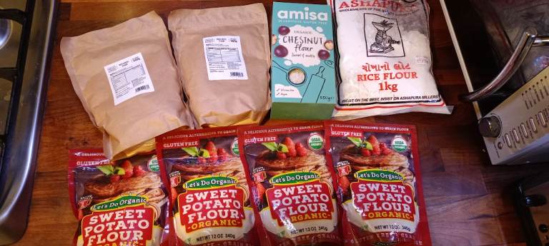 Different flour bags 