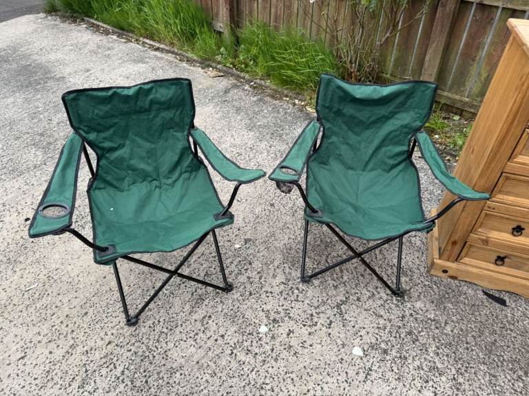 2 camping chairs only £20