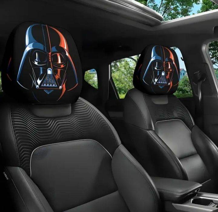 2x Star Wars Darth Vader Car Headrest Covers