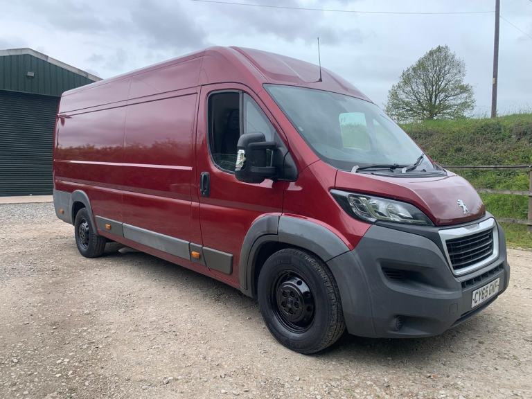 2016 PEUGEOT BOXER 2.2 HDI 130BHP EXTRA LWB L4H3 PROFESSIONAL RED **NO VAT**