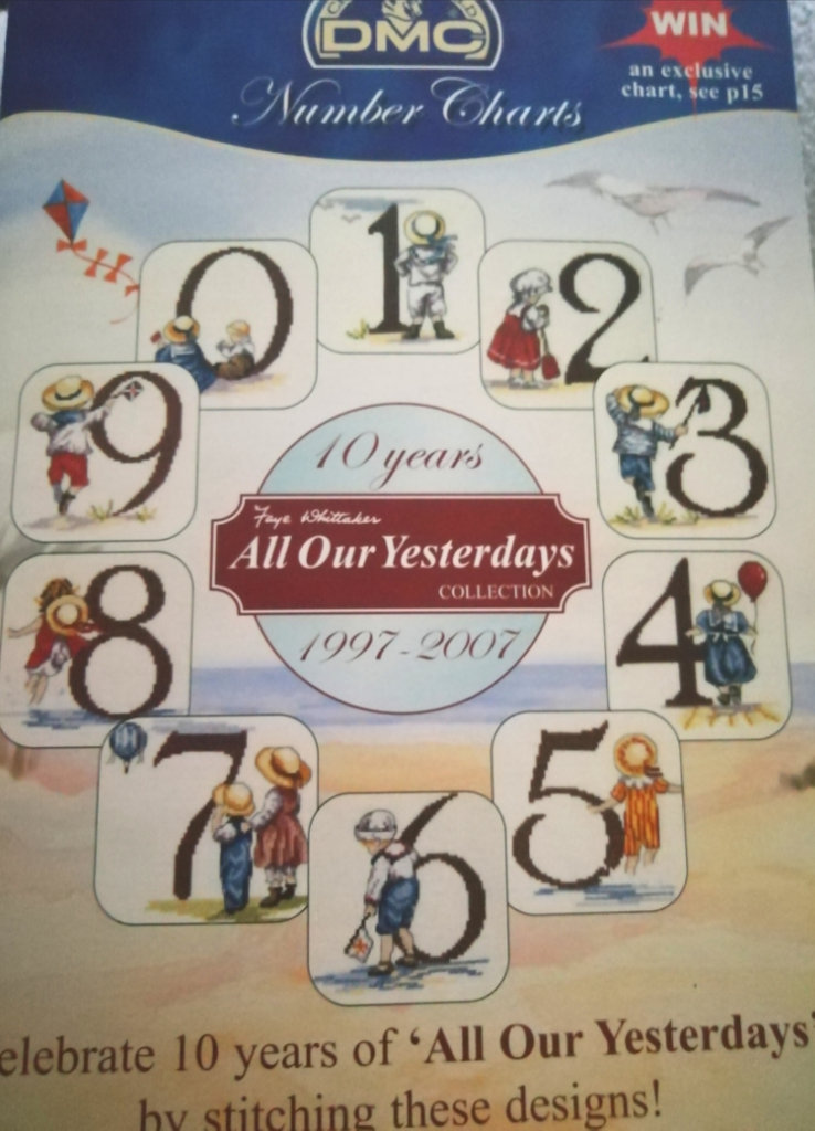 Cross Stitch chart All Our Yesterdays