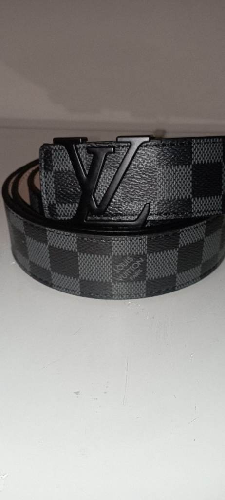 Louis Vuitton Damier Graphite Belt