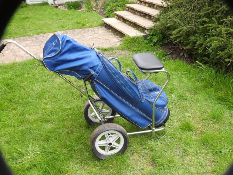 Full Set of Golf Clubs with Bag and Trolley