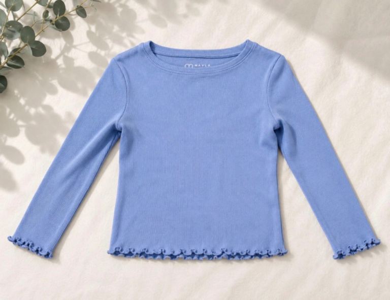 Primark Kids Blue Long Sleeve Top 3-4 Years – As Good As New