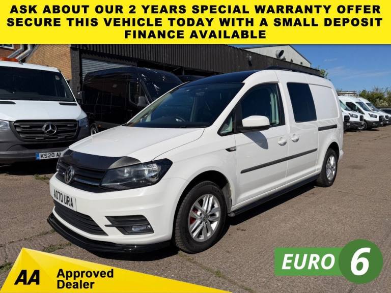 2020 70 VOLKSWAGEN CADDY MAXI 2.0 TDI C20 HIGHLINE DSG LWB 100BHP. 96K MLS. AC.