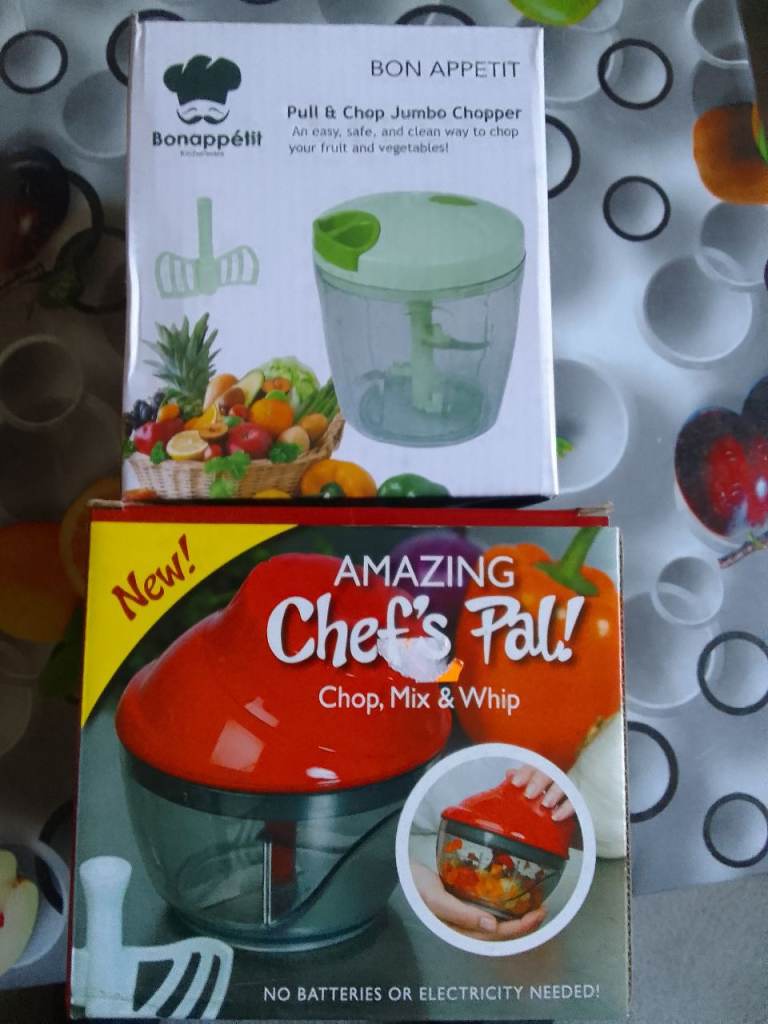 Vegetable chopper etc (2) items new boxed