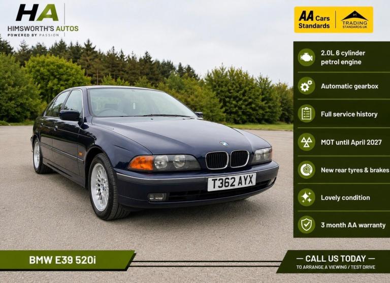 1999 BMW 5 Series 2.0 520i SE 4dr SALOON Petrol Automatic