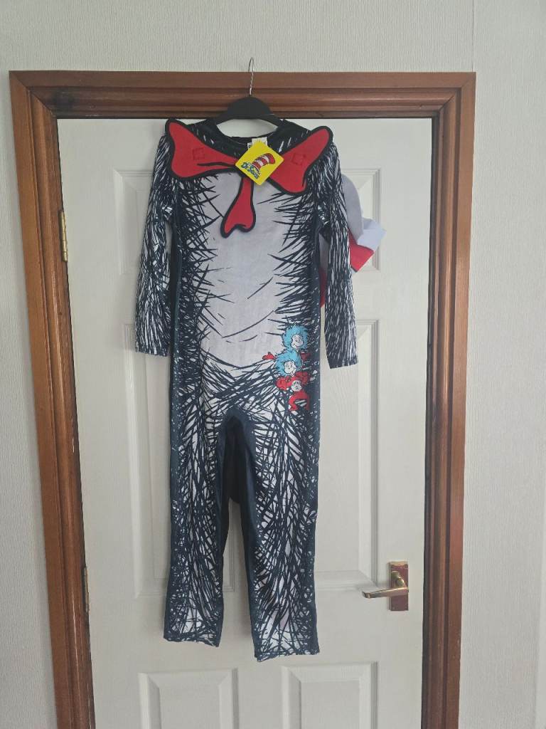 CAT IN THE HAT fancy dress Costume , World Book Day, Age 7-8 years