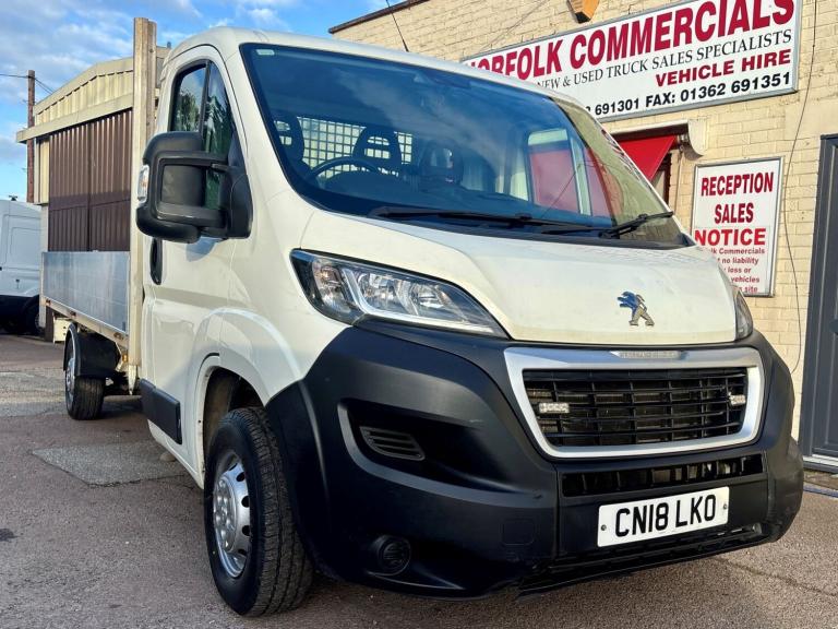 2018 Peugeot Boxer 2.0  BlueHDi Aluminium Dropside 130ps Dropside Diesel Manual