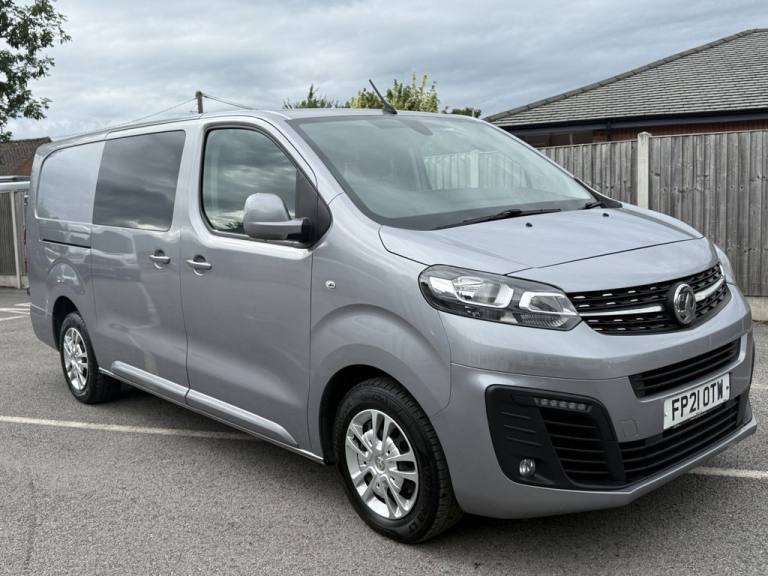 2021 Vauxhall Vivaro 2.0 Turbo D 3100 Sportive Crew Van Double Cab 5dr Diesel Manual L2 H1 Euro  ...