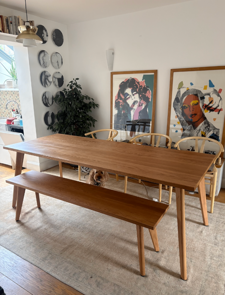 Extendable Natural Solid Oak Scandinavian Dining Table 8 - 12 seater w extendable leaf add ons