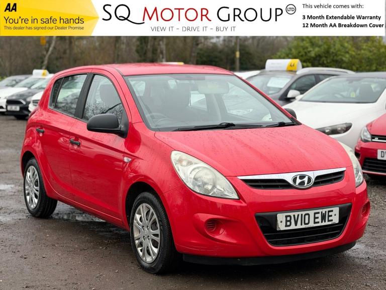 2010 Hyundai i20 1.2 Classic Euro 4 5dr HATCHBACK Petrol Manual