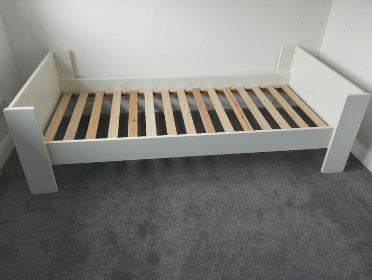 Single continental bed frame