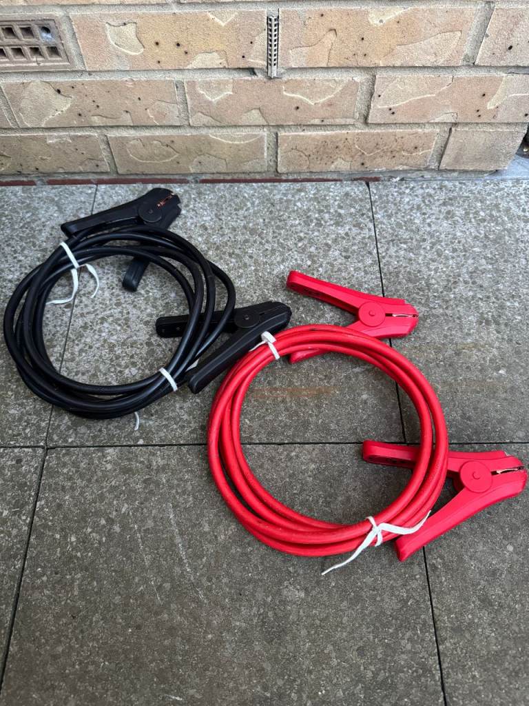 Heavy Duty Jump Leads Car Van Booster Cables w. night lights 3M/2000Amp (very thick)