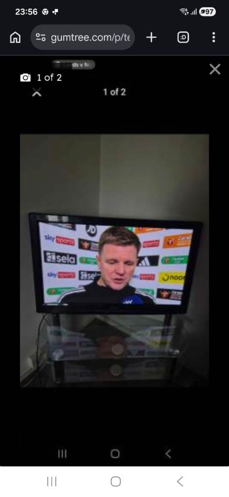 Panasonic TX-P42S20B 42” 1080p HD Viera TV with remote. 