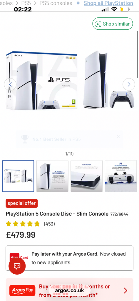Ps5 disc with box 