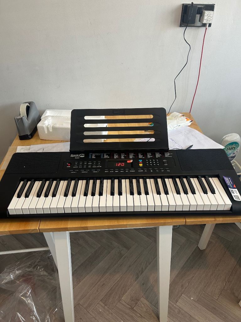 RockJam RJ454 54-Key Electric Keyboard - Boxed