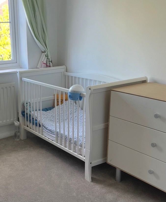 Cot bed from birth to toddler