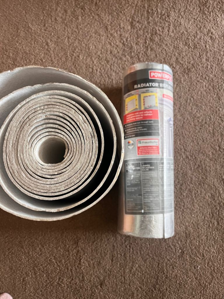 Save energy with these Radiator Reflector rolls