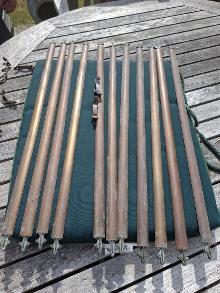 Vintage Brass Stair Rods