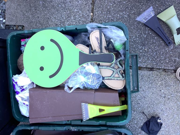 Clearance diy screws etc  car boot or reuse £14 each. 
