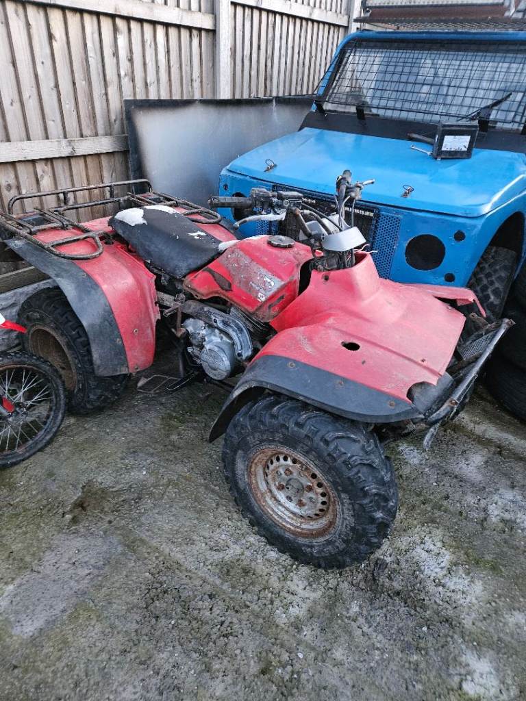 Red quad untested but engine turns over 