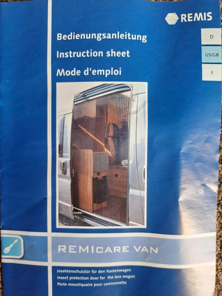 Fiat Ducato Remis Sliding Door Fly Screen