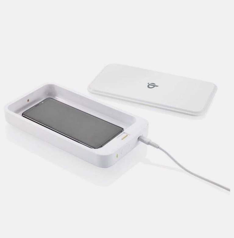 Brand New Silvercrest UV Sanitiser & Qi Wireless Charger Sterilises Phones, Keys, Jeweller