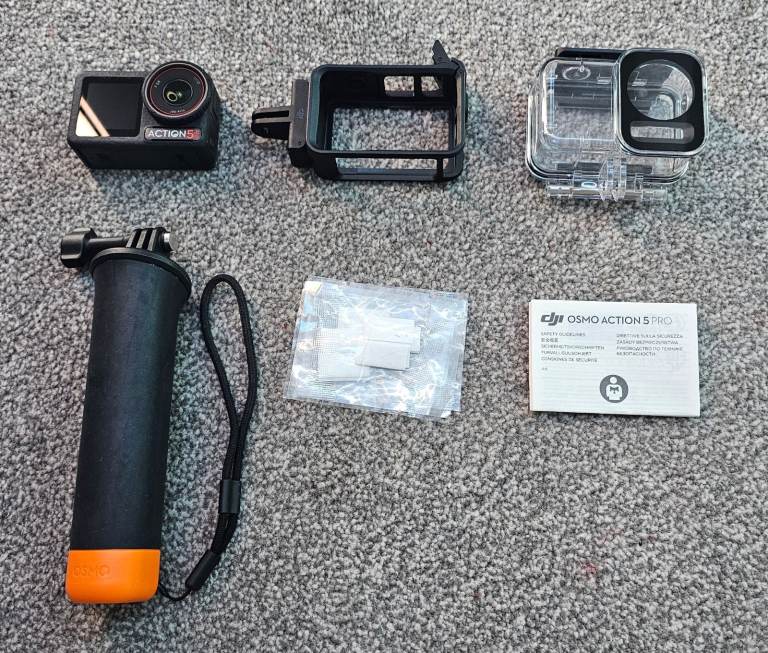 DJI Osmo Action 5 Pro with Diving Bundle and Care Package