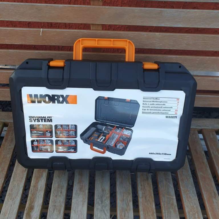New WORX WA0071 Carry Case Tool Organiser Box holds 20v SDS Drill grinder multitool saw driver