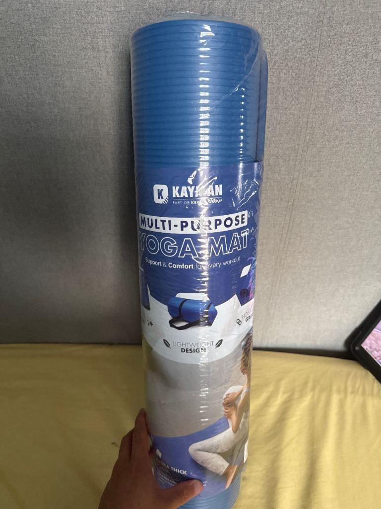 Kaylan Multi-Purpose Yoga Mat – Brand New, Blue