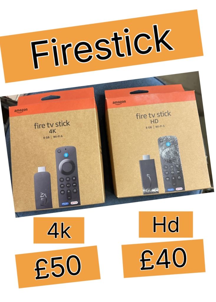 Amazon Fire TV Stick 4K and HD Models - Brand New in Box